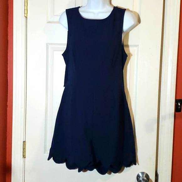 Monteau Pants - Monteau Blue stretchy Romper